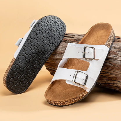 "Luna Dorata" – Unisex Cork Slippers By Enzo Bellari®
