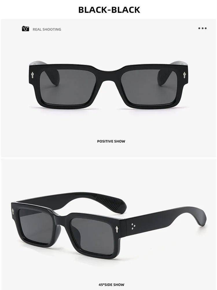 "Occhio Quadro" – Square Rivet Sunglasses By Enzo Bellari®
