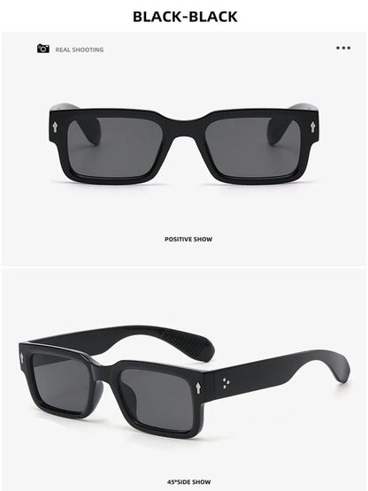 "Occhio Quadro" – Square Rivet Sunglasses By Enzo Bellari®