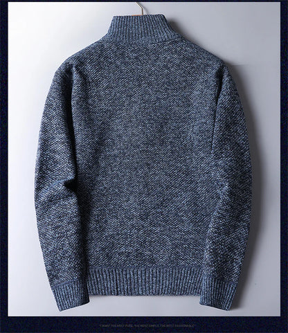 "Collo Alto" – Fleece Turtleneck Sweater By Enzo Bellari®