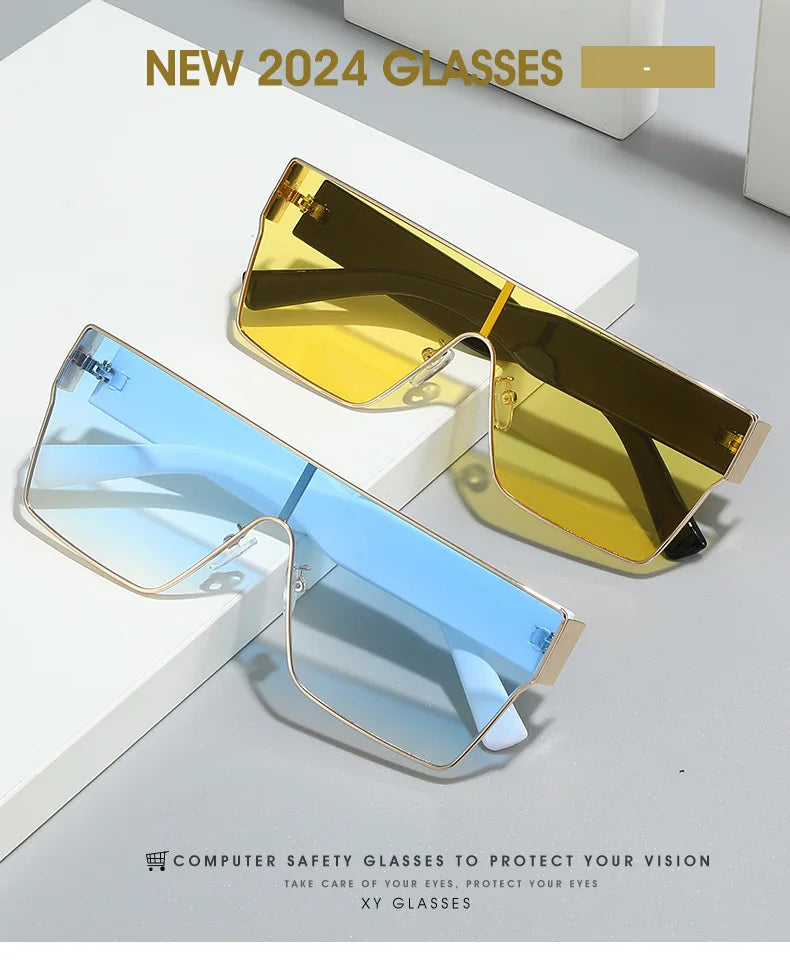 "Vista Quadro" – Retro Square Sunglasses By Enzo Bellari®