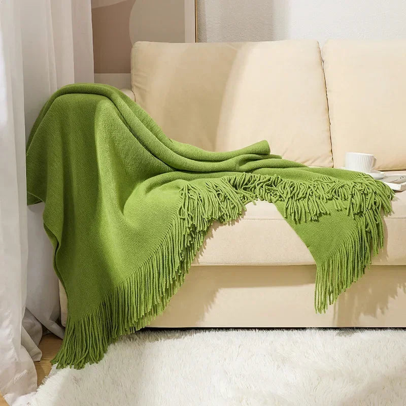 "Dolce Vita" – Nordic Knitted Sofa Blanket By Enzo Bellari®