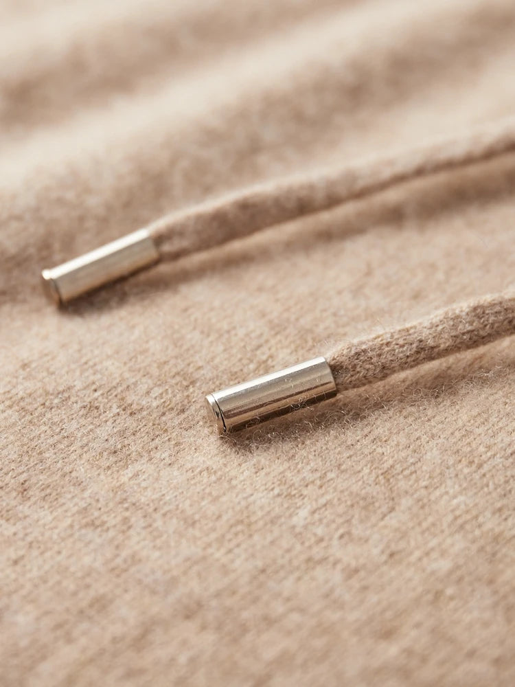 "Fior di Vento" – Cashmere Merino Wool Hoodie By Enzo Bellari®