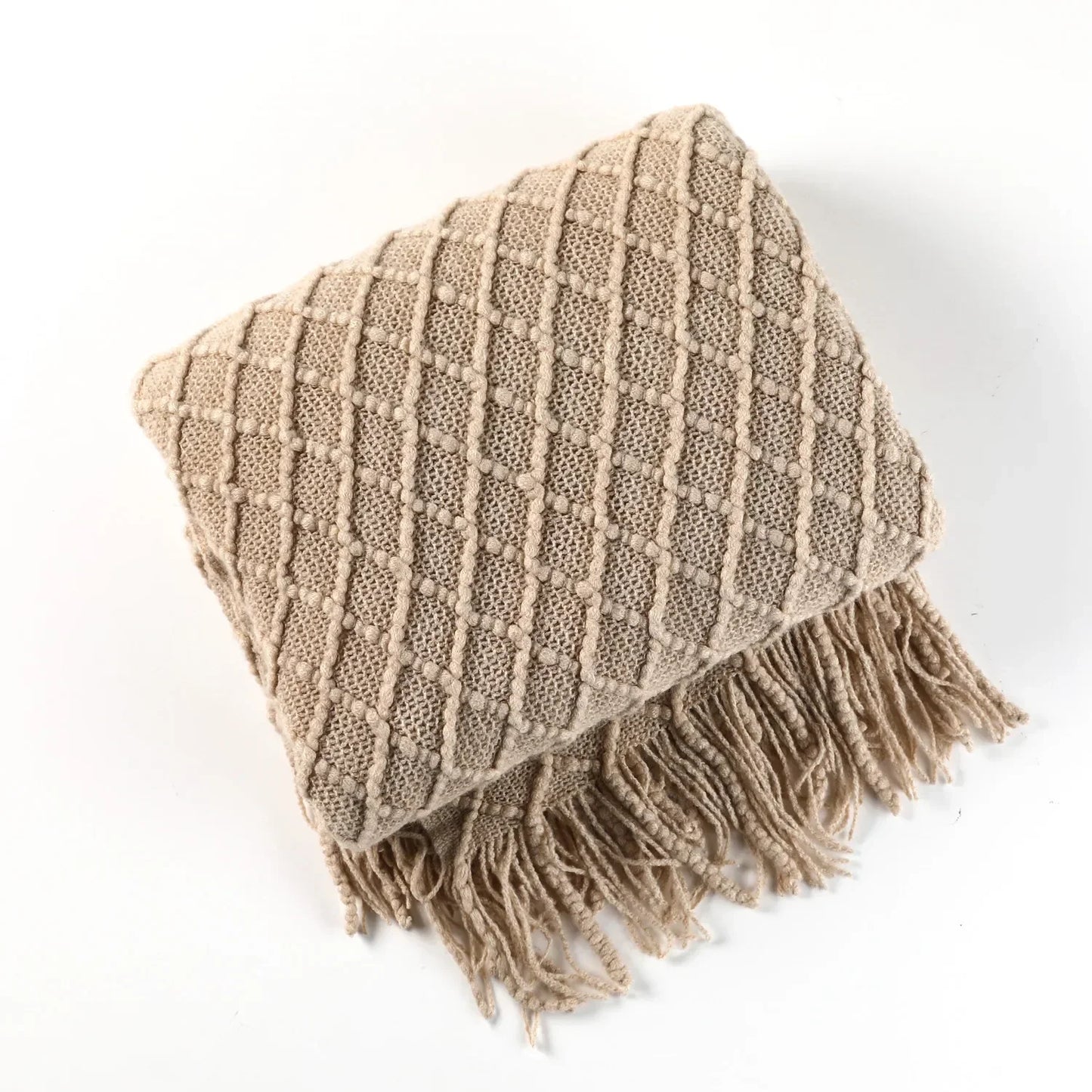 "Cielo Stellato" – Nordic Knit Sofa Blanket By Enzo Bellari®
