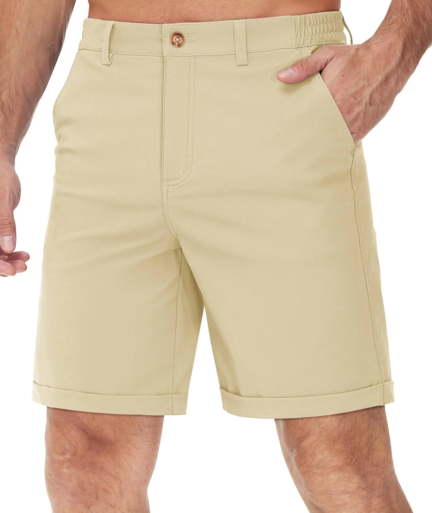 "Bermuda Naturale" – Cotton Cargo Shorts By Enzo Bellari®