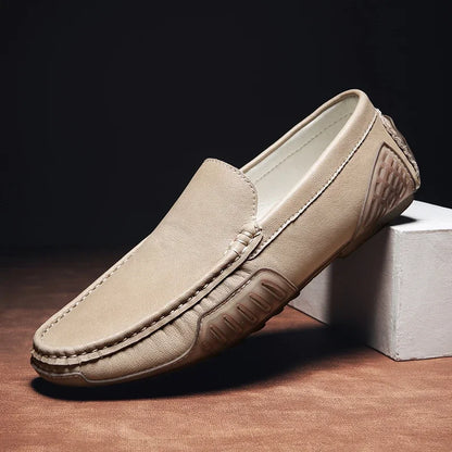 "Cammino Semplice" – Casual Leather Loafers By Enzo Bellari®
