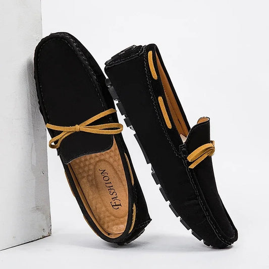"Passo Morbido" – Suede Penny Loafers By Enzo Bellari®