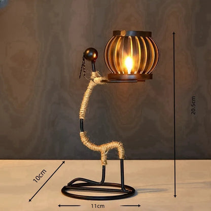 "Luna Dorata" – Nordic Metal Candle Holder By Enzo Bellari®