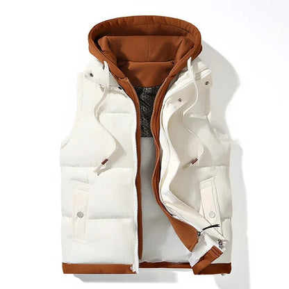 "Ombra Fredda" – Hooded Down Vest By Enzo Bellari®