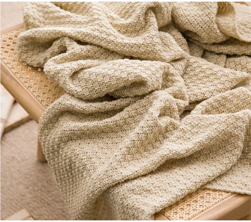 "Vento Lieve" – Chunky Knit Throw Blanket By Enzo Bellari®