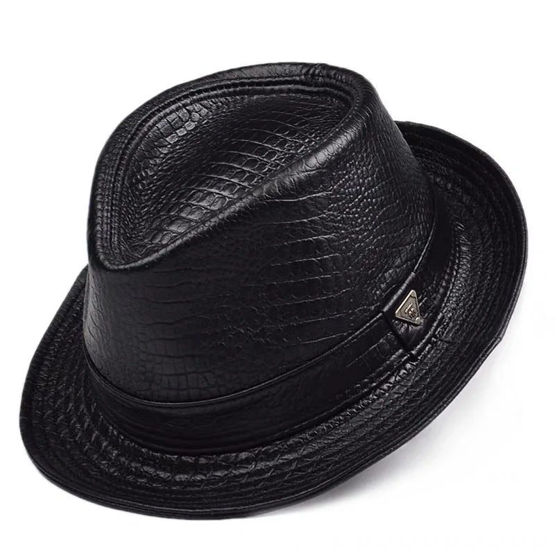 "Oro di Mare" – Genuine Leather Top Hat By Enzo Bellari®