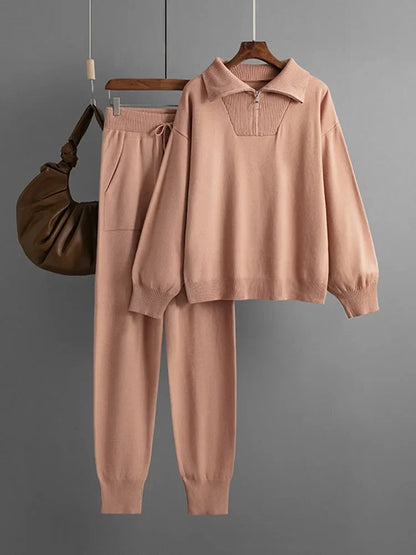 "Cielo Stellato" – Knit Sweater & Jogger Set By Enzo Bellari®