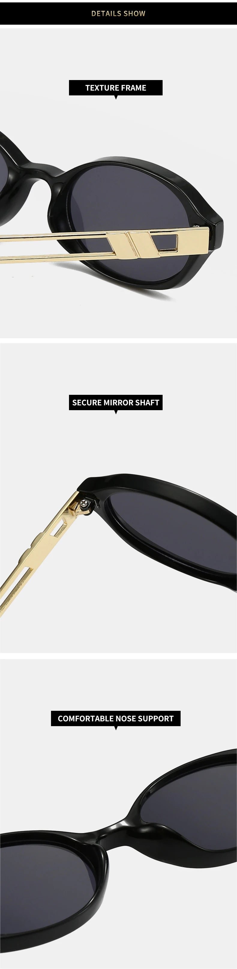 "Vista Antica" – Oval Retro Sunglasses By Enzo Bellari®