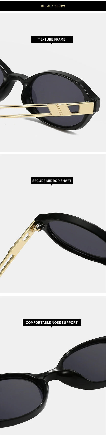 "Vista Antica" – Oval Retro Sunglasses By Enzo Bellari®