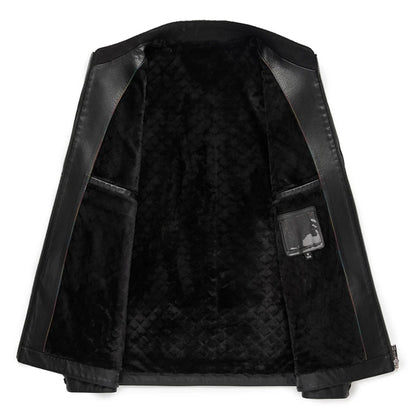 "Aria di Marzo" – Leather Polo Jacket By Enzo Bellari®