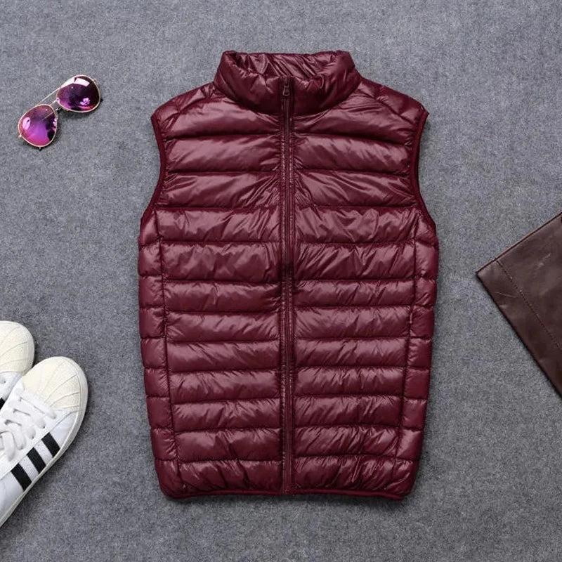 "Fior di Vento" – Ultralight Duck Down Puffer Vest By Enzo Bellari®