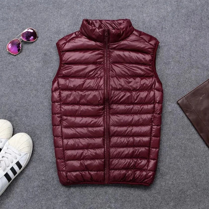 "Fior di Vento" – Ultralight Duck Down Puffer Vest By Enzo Bellari®