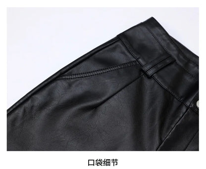 "Cintura Nera" – High Waist PU Pants By Enzo Bellari®