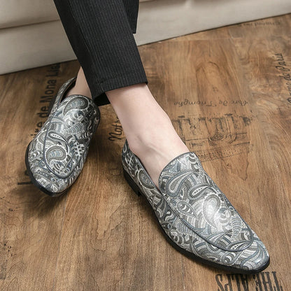 "Stampa Nobile" – Printed Leather Loafers By Enzo Bellari®