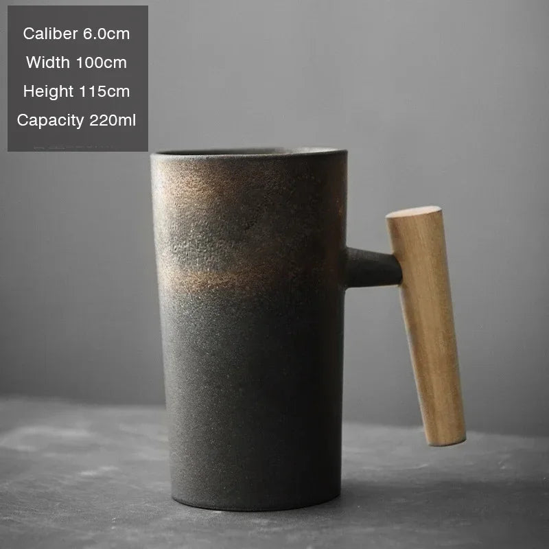 "Fiori d’Autunno" – Handmade Stoneware Coffee Cup By Enzo Bellari®