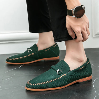 "Sole di Capri" – Perforated Leather Casual Shoes By Enzo Bellari®