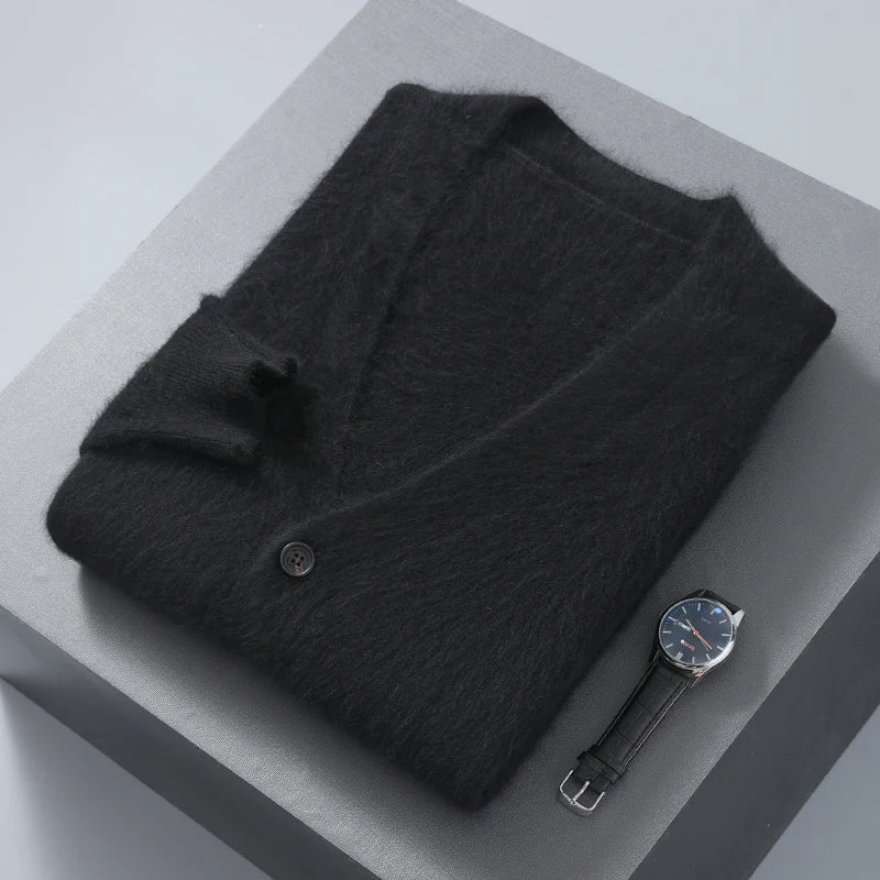 "Sole di Capri" – V-neck Cashmere Cardigan By Enzo Bellari®