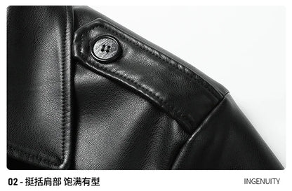 "Vento Slim" – PU Leather Jacket By Enzo Bellari®