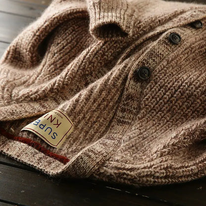 "Maglia Nobile" – Knitted Cardigan Sweater By Enzo Bellari®