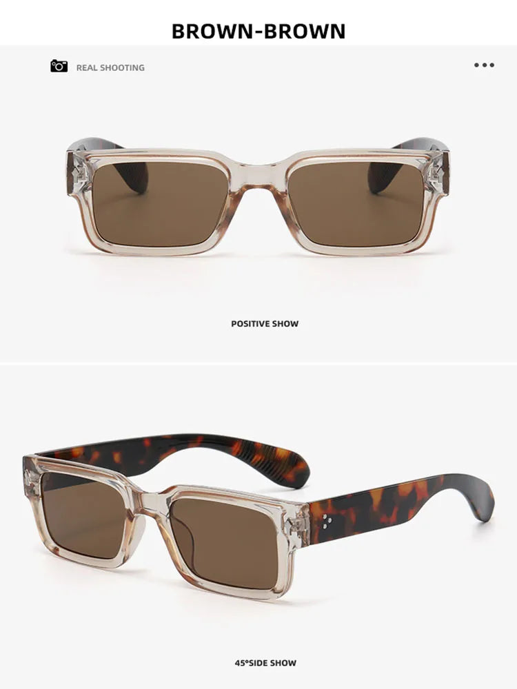 "Occhio Quadro" – Square Rivet Sunglasses By Enzo Bellari®