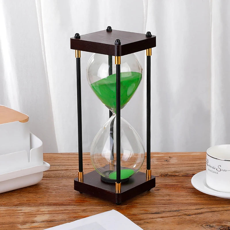 "Fior di Vento" – Vintage Wooden Hourglass Timer By Enzo Bellari®