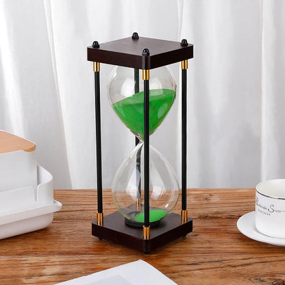 "Fior di Vento" – Vintage Wooden Hourglass Timer By Enzo Bellari®