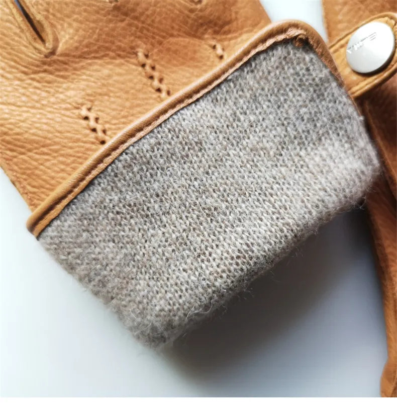 "Pelle di Cervo" – Deerskin Leather Gloves By Enzo Bellari®