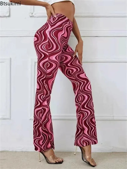 "Luce di Mare" – High Waist Flared Pants By Enzo Bellari®