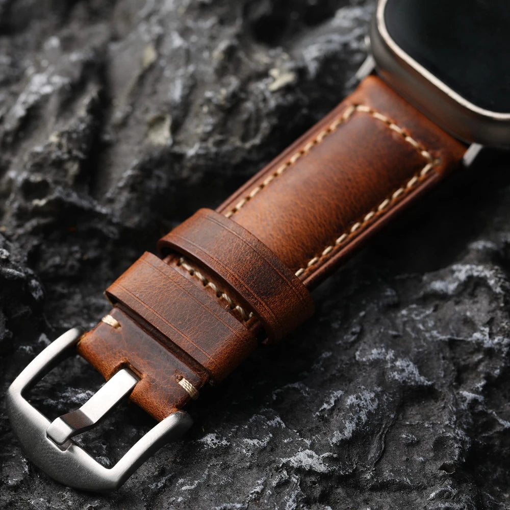"Cinturino Fattoamano" – Leather iWatch Strap By Enzo Bellari®