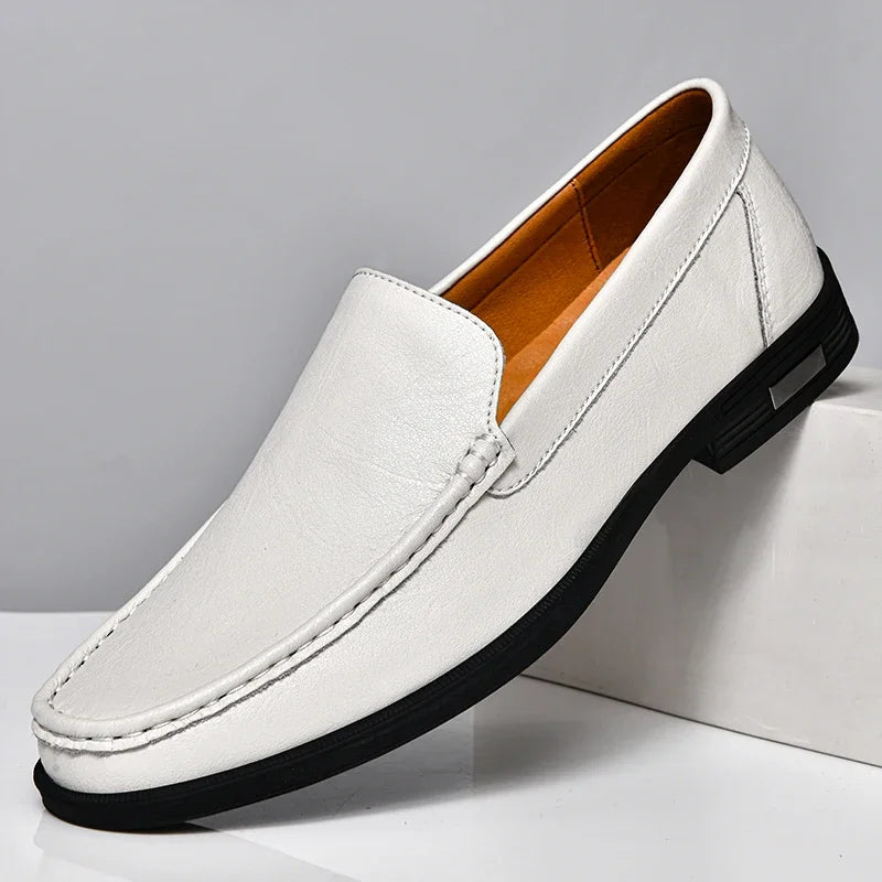 "Scivolo Vero" – Leather Slip-on Loafers By Enzo Bellari®