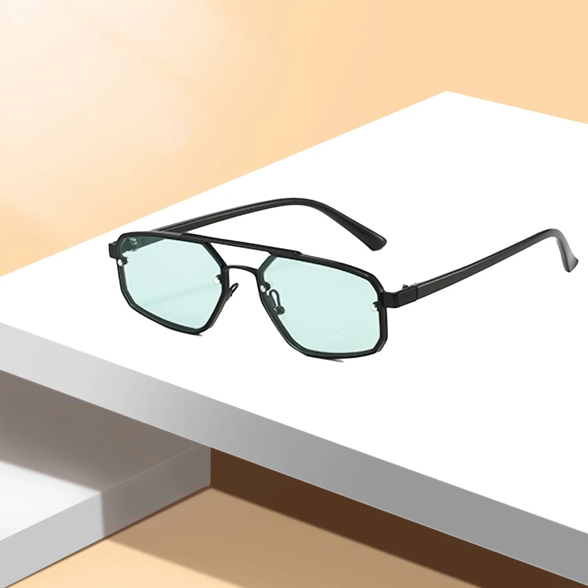 "Vista Retrò" – Vintage Rectangle Sunglasses By Enzo Bellari®