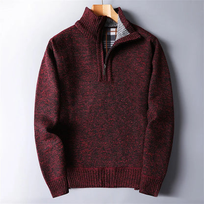 "Collo Alto" – Fleece Turtleneck Sweater By Enzo Bellari®