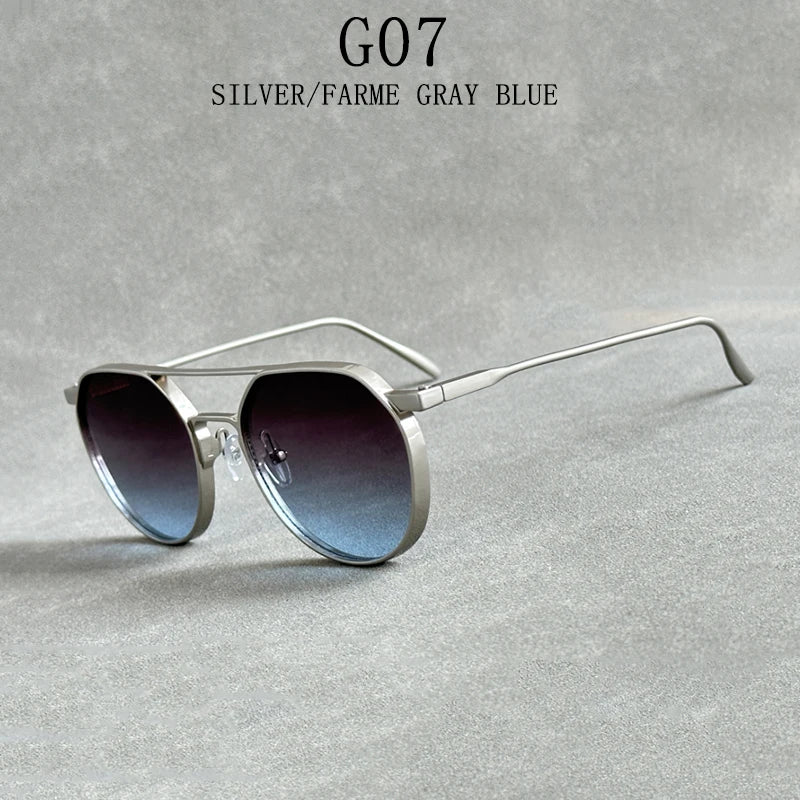 "Luna Dorata" – Oval Steampunk Sunglasses By Enzo Bellari®