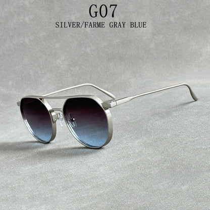 "Luna Dorata" – Oval Steampunk Sunglasses By Enzo Bellari®