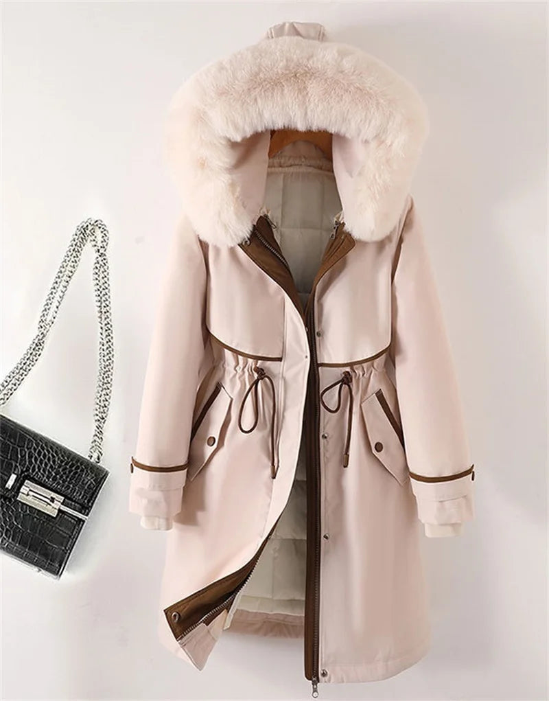 "Neve Elegante" – Fur Hooded Parka By Enzo Bellari®