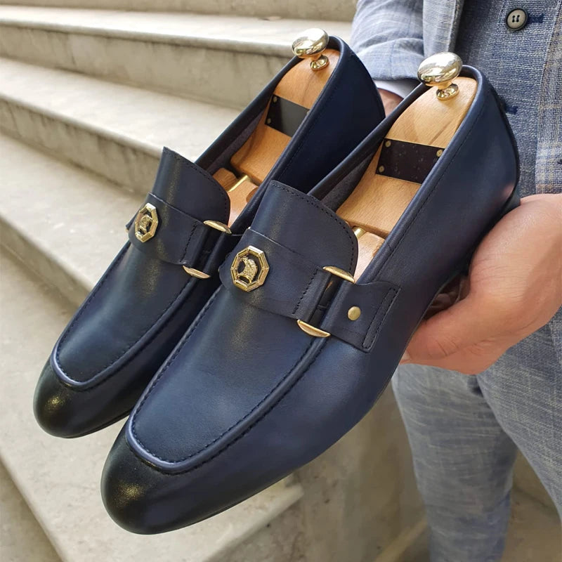 "Luciano" – Genuine Leather Loafers