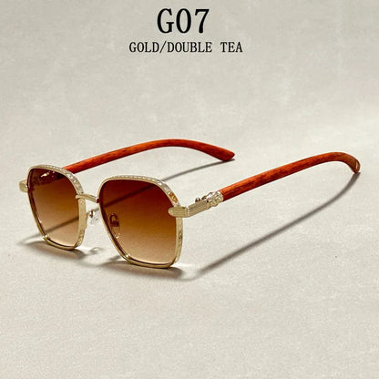 "Sogno d'Oro" – Wooden Retro Sunglasses By Enzo Bellari®