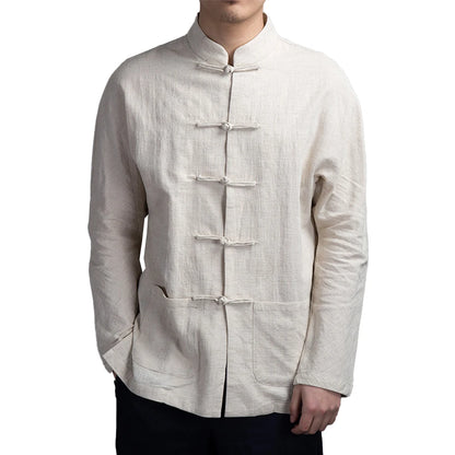 "Taglio Cinese" – Cotton Linen Shirt By Enzo Bellari®