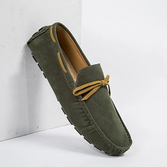 "Passo Morbido" – Suede Penny Loafers By Enzo Bellari®