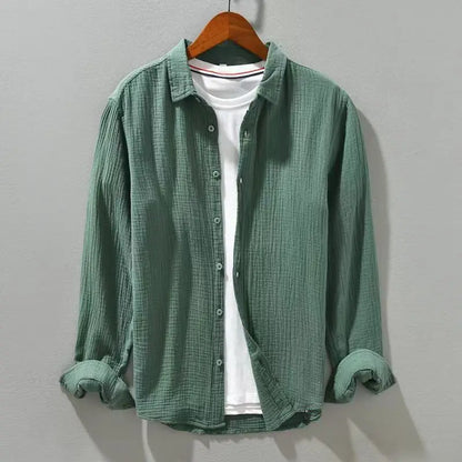 "Fior di Vento" – Pleated Yarn Shirt By Enzo Bellari®