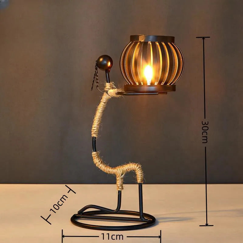 "Luna Dorata" – Nordic Metal Candle Holder By Enzo Bellari®