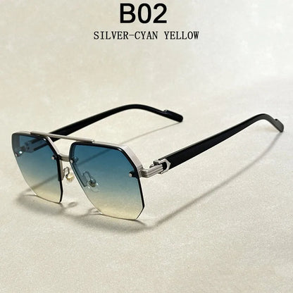 "Vista Leggera" – Semi-Rimless Sunglasses By Enzo Bellari®