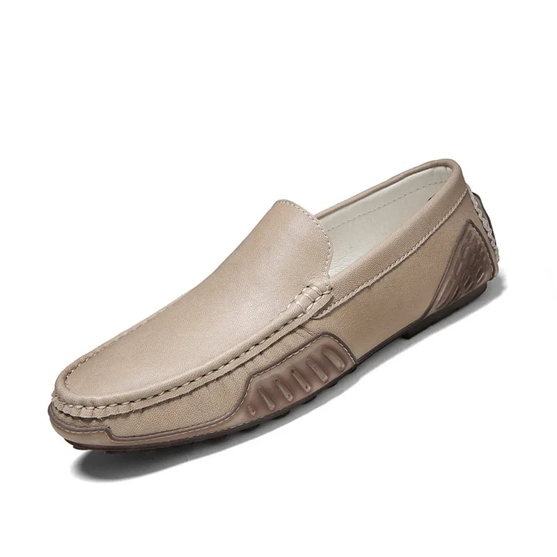 "Cammino Semplice" – Casual Leather Loafers By Enzo Bellari®
