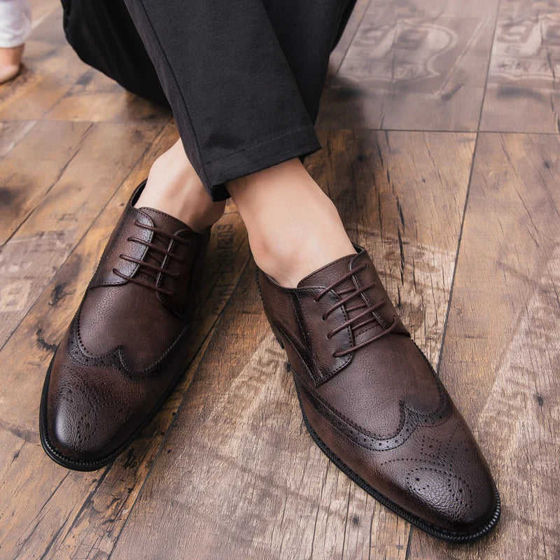 "Il Intagliato" – Brogue Leather Shoes By Enzo Bellari®
