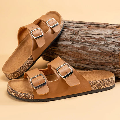 "Luna Dorata" – Unisex Cork Slippers By Enzo Bellari®